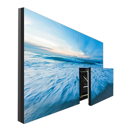 Professional PNG product image of a video wall display by Visual Lab, offering seamless multi-panel design for large-scale high-resolution digital signage and visual systems.صورة PNG احترافية لفيديو وول من فيجوال لاب، بتصميم متعدد الشاشات سلس لأنظمة العرض الرقمية الكبيرة عالية الدقة.