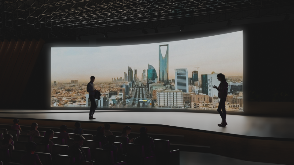 Visual Lab Flexible LED display with bendable design, ideal for curved installations and creative visual applications.شاشات إل إي دي ليد المرنة من فيجوال لاب بتصميم قابل للانحناء، مثالية للتركيبات المنحنية والتطبيقات البصرية الإبداعية.